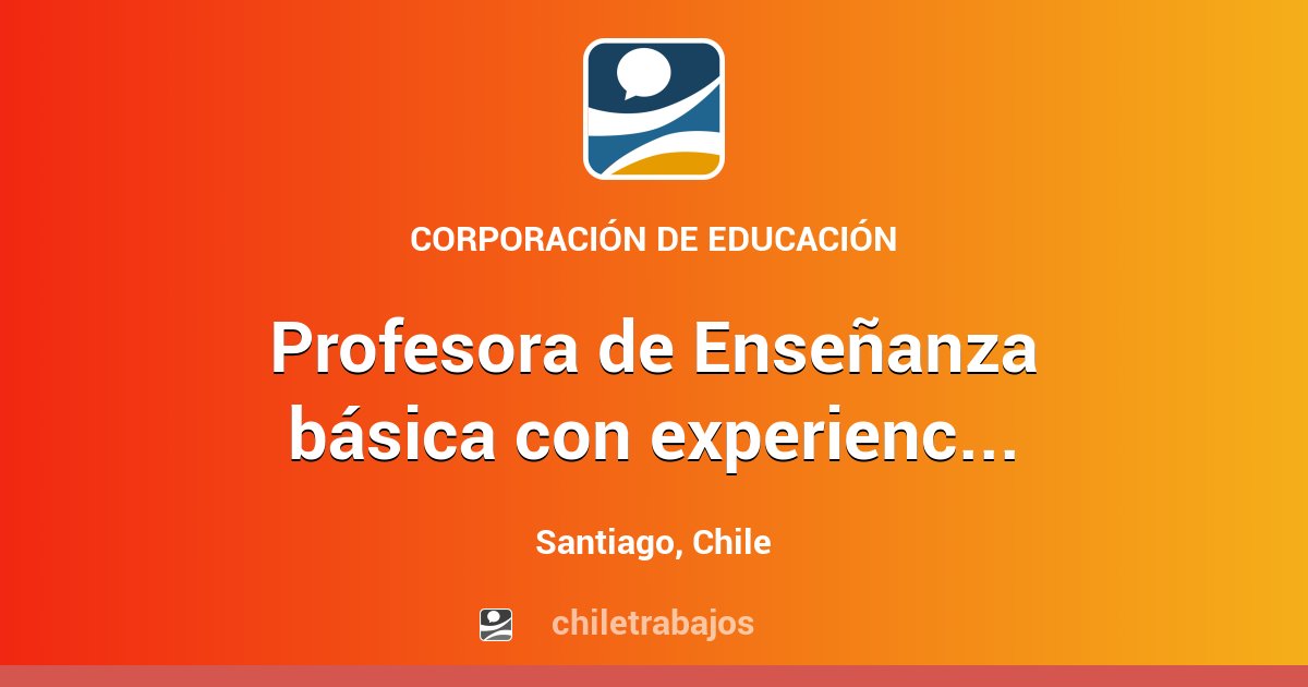 Profesora De Ense Anza B Sica Con Experiencia En Clases De Religi N