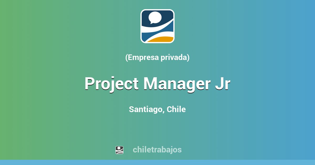 project-manager-jr-santiago-chiletrabajos