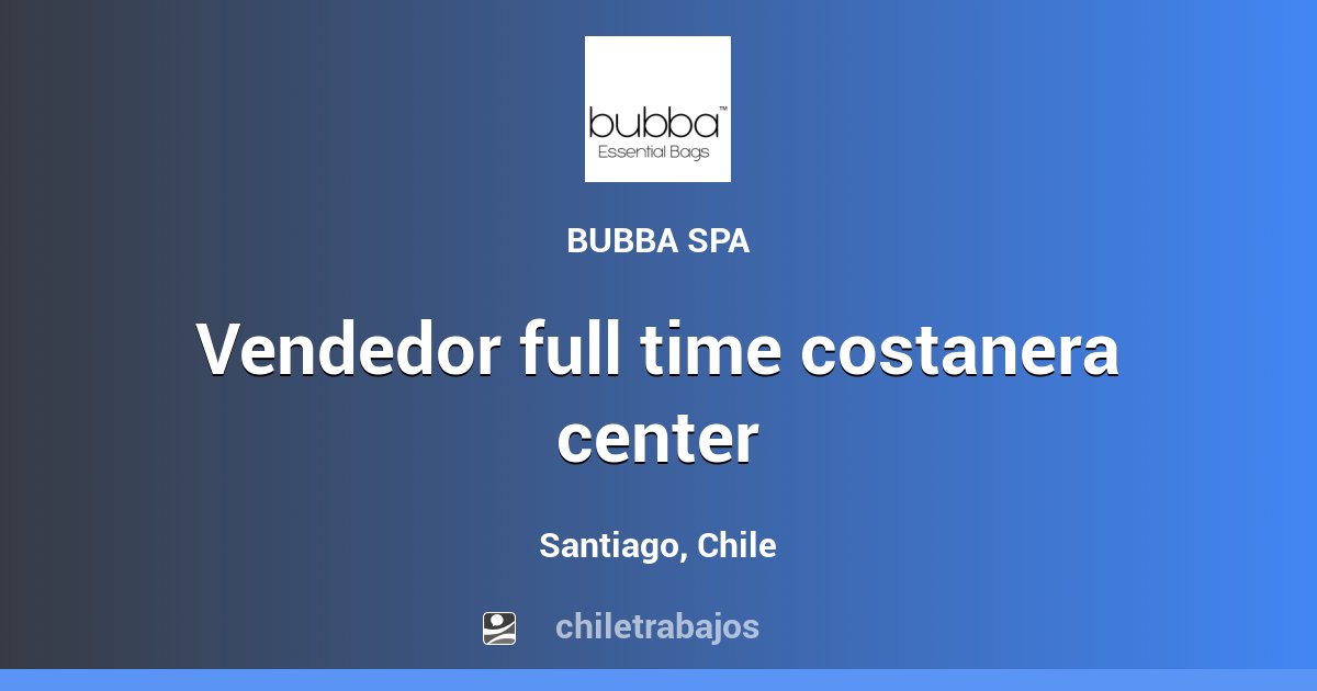 Bubba bags best sale costanera center